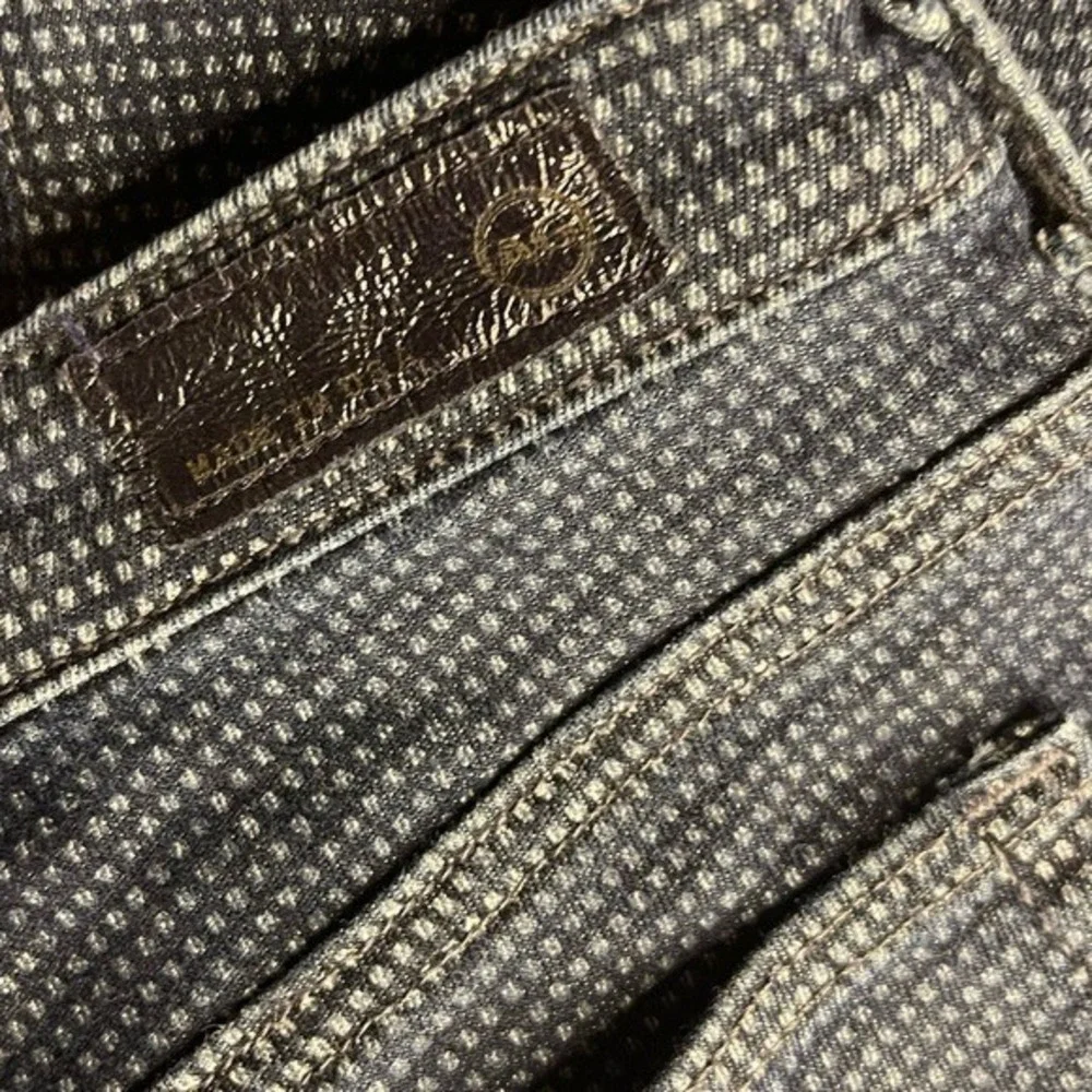 AG Adriano‎ Goldschmied Skinny Jeans Gray Houndstooth Stretch Denim 28